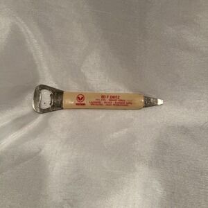 Vintage Alexander Husky Advertising Bottle Opener For Ed D Deitz -Grand forks ND